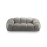 Diana 2-Sitzer Sofa aus Strukturierter Stoff in Hellgrau (Bubble 7), 214x114 cm von Micadoni – Bild 1