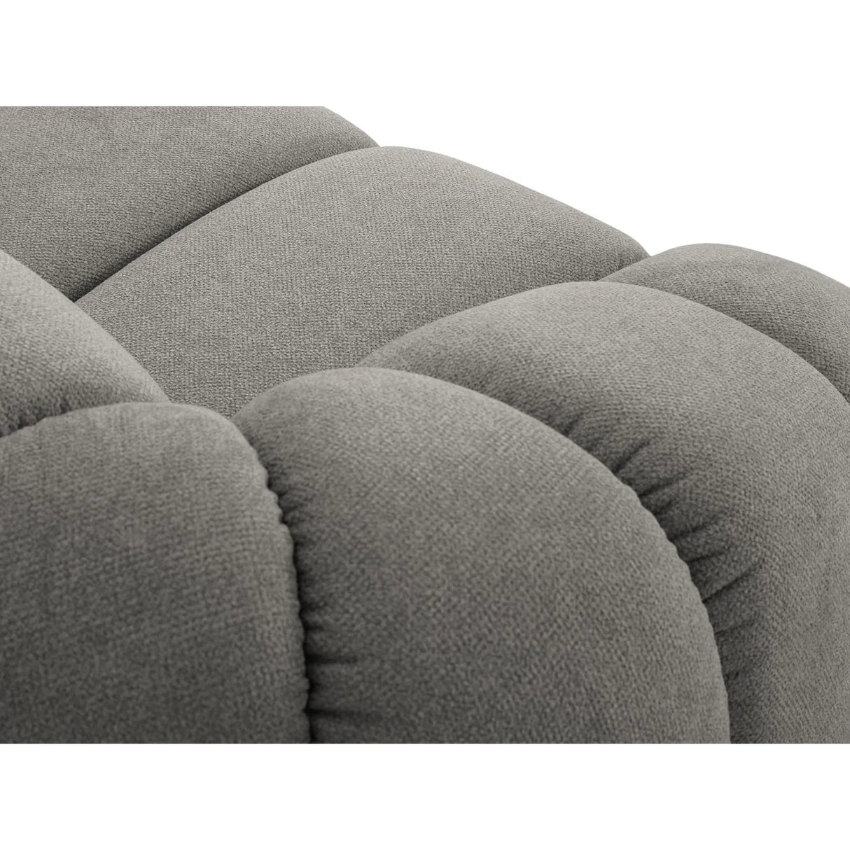 Diana 2-Sitzer Sofa aus Strukturierter Stoff in Hellgrau (Bubble 7), 214x114 cm von Micadoni – Bild 7