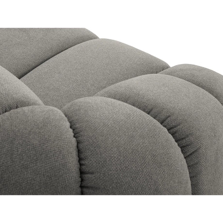 Diana 2-Sitzer Sofa aus Strukturierter Stoff in Hellgrau (Bubble 7), 214x114 cm von Micadoni – Bild 7