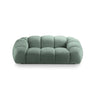 Diana 2-Sitzer Sofa aus Strukturierter Stoff in Minze (Bubble 13), 214x114 cm von Micadoni – Bild 1