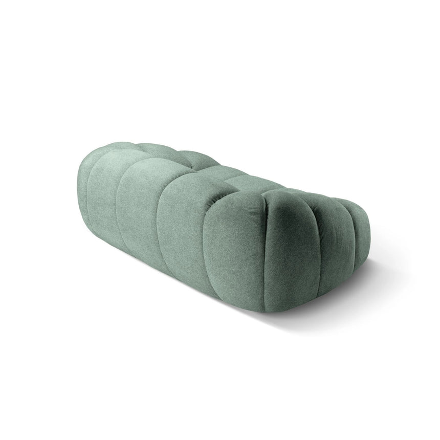 Diana 2-Sitzer Sofa aus Strukturierter Stoff in Minze (Bubble 13), 214x114 cm von Micadoni – Bild 6