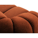 Diana 2-Sitzer Sofa aus Strukturierter Stoff in Terrakotta (Bubble 10), 214x114 cm von Micadoni – Bild 7