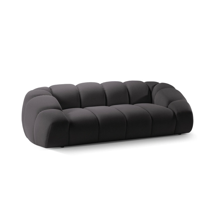 Diana 3-Sitzer Sofa aus 3D in Espresso (Sonic 15), 234x114 cm von Micadoni – Bild 4