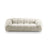 Diana 3-Sitzer Sofa aus Samt, 3D-Stoff oder Strukturstoff, 234x114 cm von Micadoni – Bild 1
