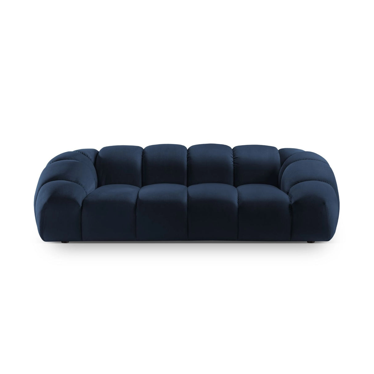 Diana 3-Sitzer Sofa aus Samt in Königsblau (Salvador 5), 234x114 cm von Micadoni – Bild 1