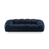 Diana 3-Sitzer Sofa aus Samt in Königsblau (Salvador 5), 234x114 cm von Micadoni – Bild 1