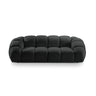 Diana 3-Sitzer Sofa aus Strukturierter Stoff in Anthrazit (Bubble 17), 234x114 cm von Micadoni – Bild 1