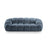 Diana 3-Sitzer Sofa aus Strukturierter Stoff in Blau Jeans (Bubble 15), 234x114 cm von Micadoni – Bild 1