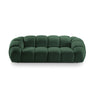 Diana 3-Sitzer Sofa aus Strukturierter Stoff in Grün (Bubble 12), 234x114 cm von Micadoni – Bild 1
