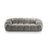 Diana 3-Sitzer Sofa aus Strukturierter Stoff in Hellgrau (Bubble 7), 234x114 cm von Micadoni – Bild 1