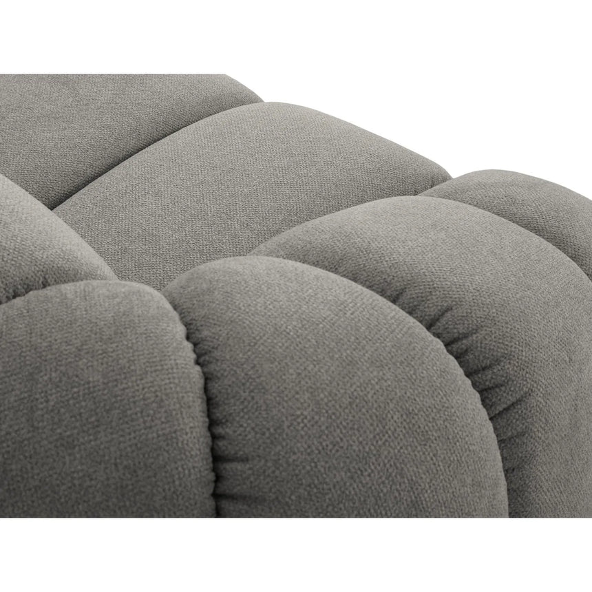 Diana 3-Sitzer Sofa aus Strukturierter Stoff in Hellgrau (Bubble 7), 234x114 cm von Micadoni – Bild 8