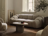 Diana 3-Sitzer Sofa aus Strukturierter Stoff in Terrakotta (Bubble 10), 234x114 cm von Micadoni – Bild 3