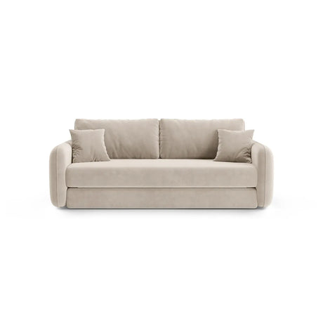 Dormi 3-Sitzer Sofa mit Schlaffunktion, aus Samt oder Strukturstoff, 225x94 cm - ZEN ZONE Furniture