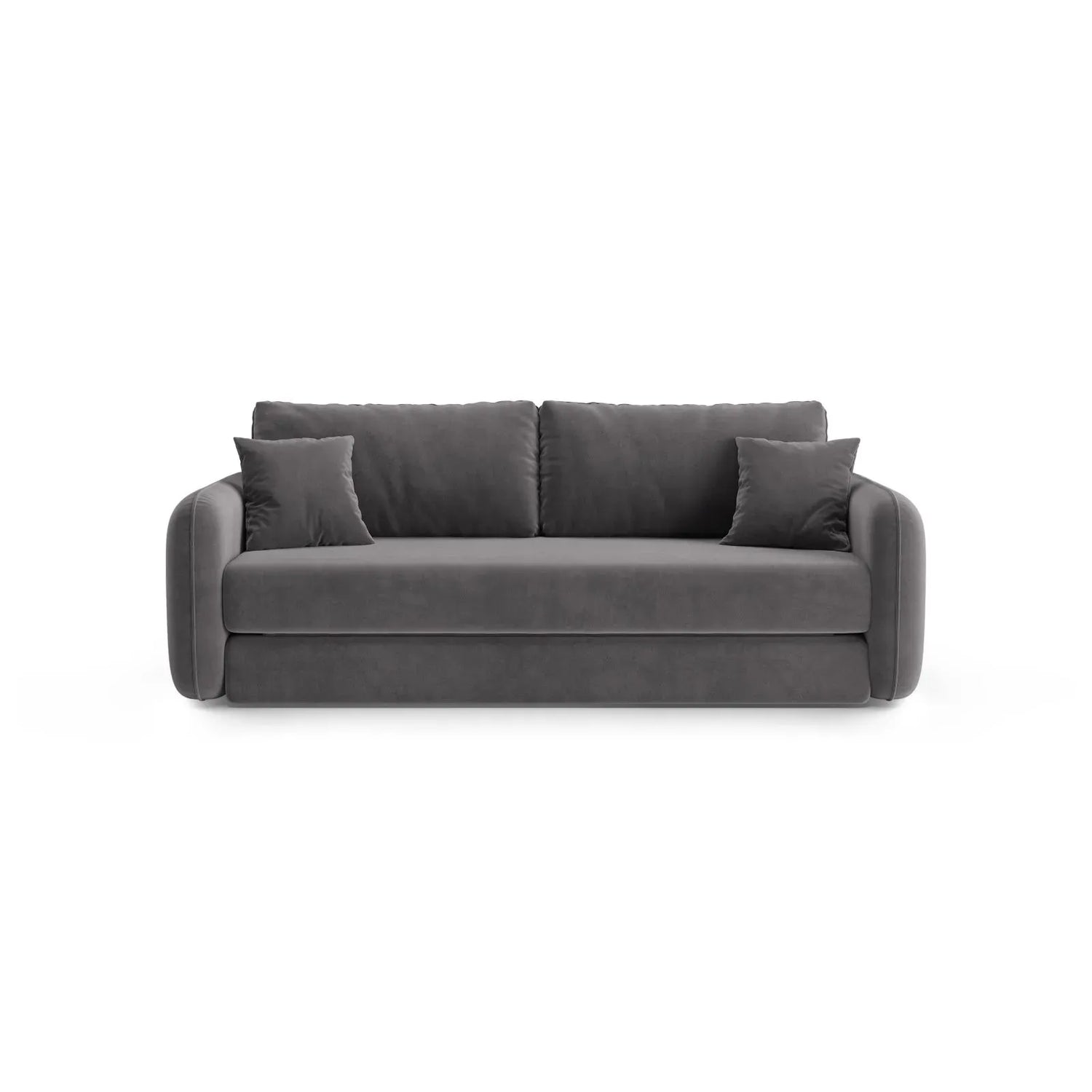 Dormi 3-Sitzer Sofa mit Schlaffunktion, aus Samt oder Strukturstoff, 225x94 cm - ZEN ZONE Furniture