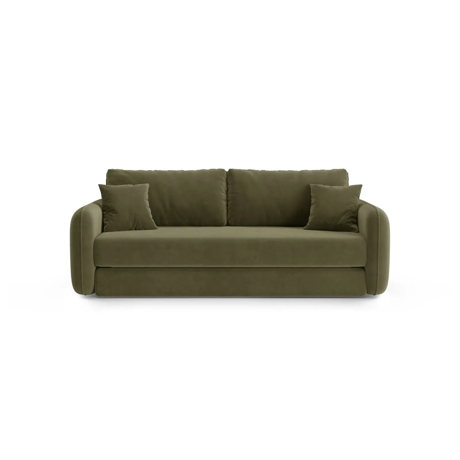 Dormi 3-Sitzer Sofa mit Schlaffunktion, aus Samt oder Strukturstoff, 225x94 cm - ZEN ZONE Furniture