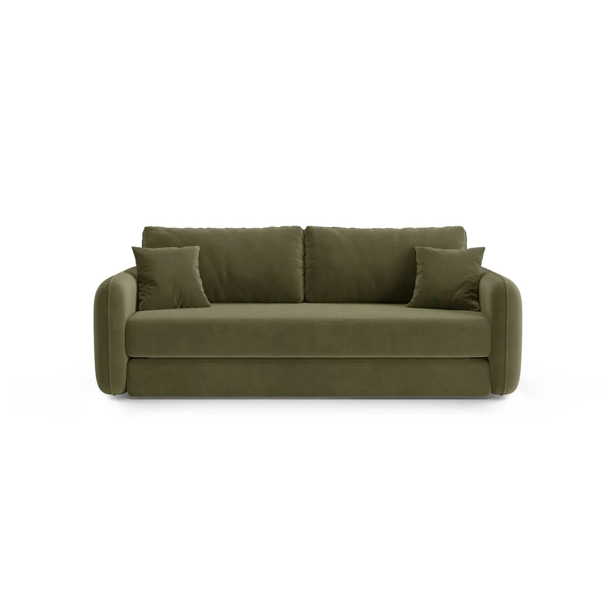 Dormi 3-Sitzer Sofa mit Schlaffunktion, aus Samt oder Strukturstoff, 225x94 cm - ZEN ZONE Furniture