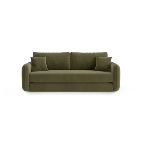 Dormi 3-Sitzer Sofa mit Schlaffunktion, aus Samt oder Strukturstoff, 225x94 cm - ZEN ZONE Furniture