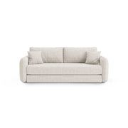 Dormi 3-Sitzer Sofa mit Schlaffunktion, aus Samt oder Strukturstoff, 225x94 cm - ZEN ZONE Furniture