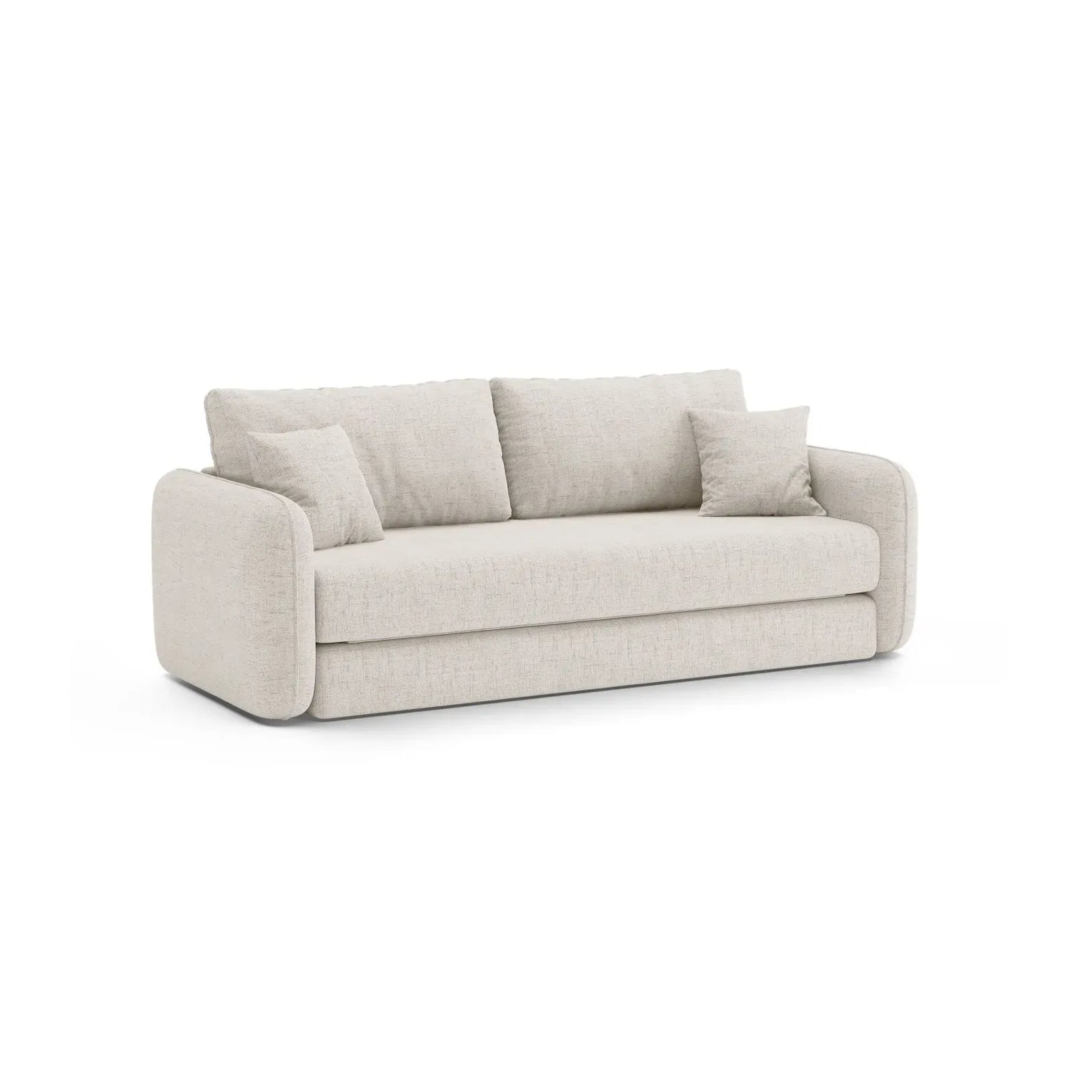 Dormi 3-Sitzer Sofa mit Schlaffunktion, aus Samt oder Strukturstoff, 225x94 cm - ZEN ZONE Furniture
