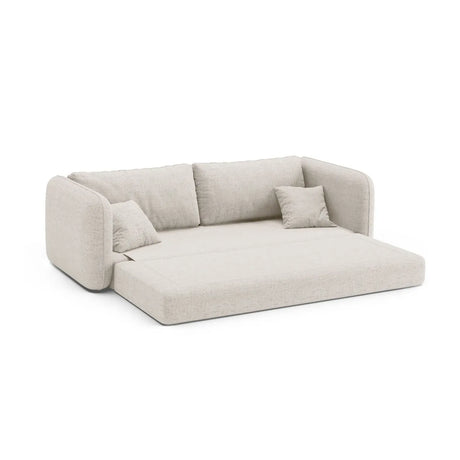 Dormi 3-Sitzer Sofa mit Schlaffunktion, aus Samt oder Strukturstoff, 225x94 cm - ZEN ZONE Furniture