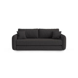 Dormi 3-Sitzer Sofa mit Schlaffunktion, aus Samt oder Strukturstoff, 225x94 cm - ZEN ZONE Furniture