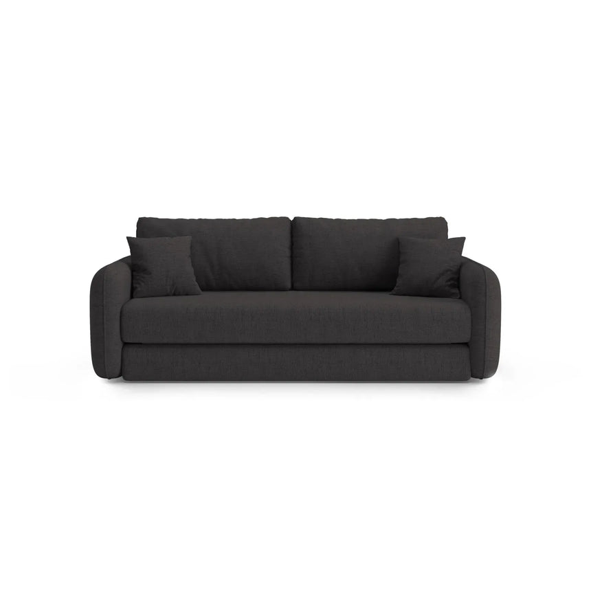 Dormi 3-Sitzer Sofa mit Schlaffunktion, aus Samt oder Strukturstoff, 225x94 cm - ZEN ZONE Furniture
