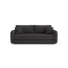 Dormi 3-Sitzer Sofa mit Schlaffunktion, aus Samt oder Strukturstoff, 225x94 cm - ZEN ZONE Furniture