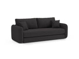 Dormi 3-Sitzer Sofa mit Schlaffunktion, aus Strukturierter Stoff in Anthracite (Moly 97), 225x94 cm von Micadoni – Bild 5