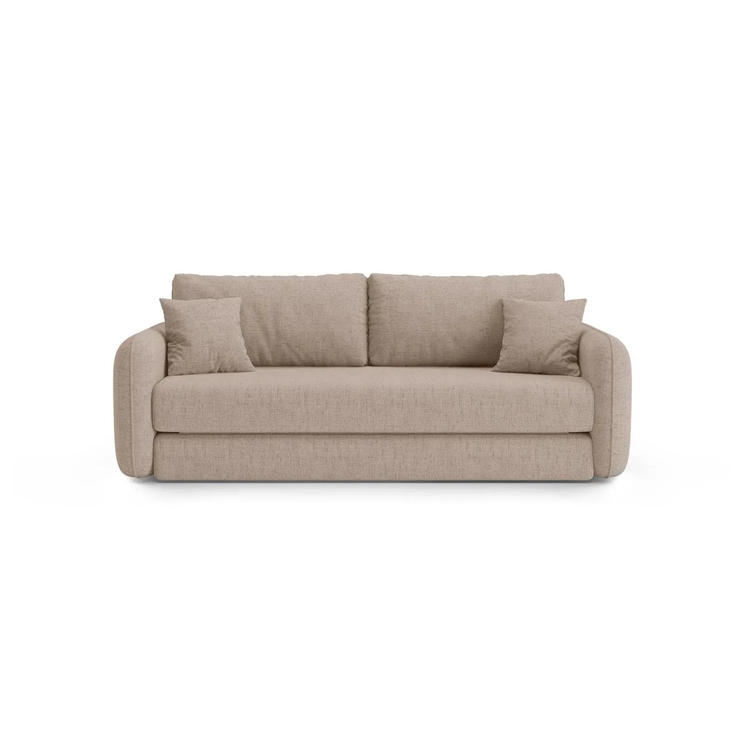 Dormi 3-Sitzer Sofa mit Schlaffunktion, aus Samt oder Strukturstoff, 225x94 cm - ZEN ZONE Furniture