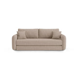 Dormi 3-Sitzer Sofa mit Schlaffunktion, aus Samt oder Strukturstoff, 225x94 cm - ZEN ZONE Furniture