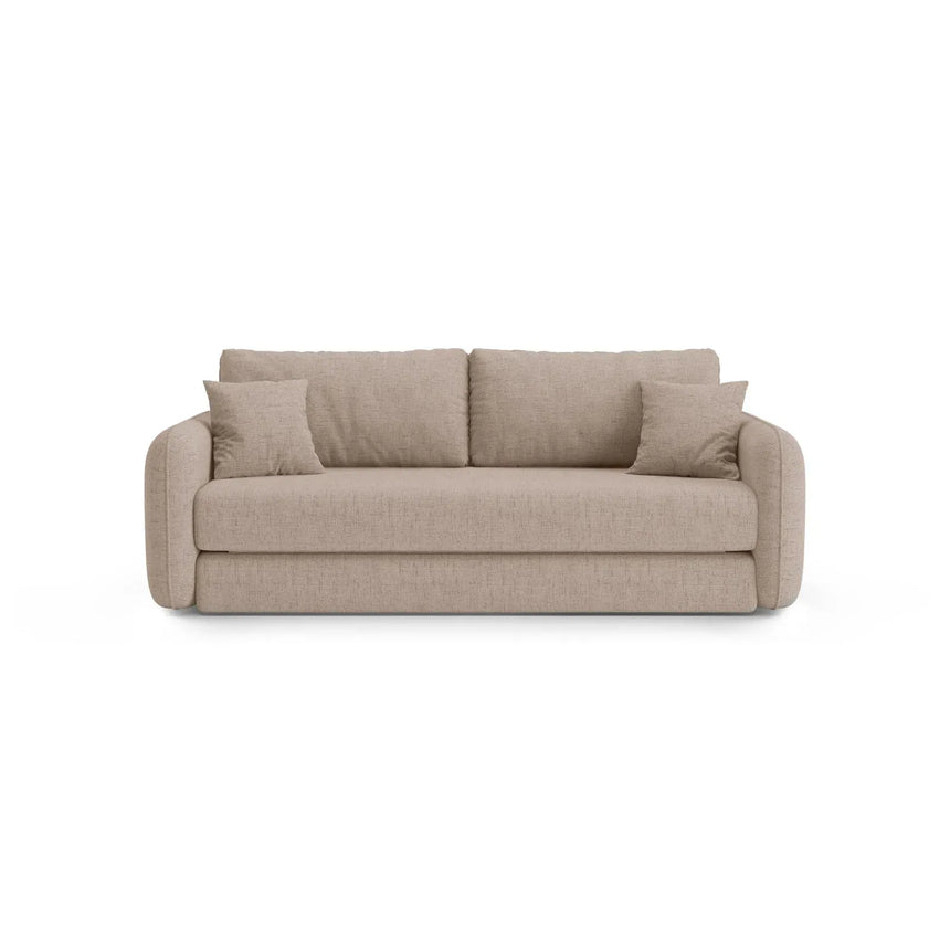 Dormi 3-Sitzer Sofa mit Schlaffunktion, aus Samt oder Strukturstoff, 225x94 cm - ZEN ZONE Furniture