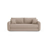 Dormi 3-Sitzer Sofa mit Schlaffunktion, aus Samt oder Strukturstoff, 225x94 cm - ZEN ZONE Furniture