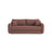 Dormi 3-Sitzer Sofa mit Schlaffunktion, aus Samt oder Strukturstoff, 225x94 cm - ZEN ZONE Furniture