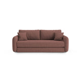 Dormi 3-Sitzer Sofa mit Schlaffunktion, aus Samt oder Strukturstoff, 225x94 cm - ZEN ZONE Furniture