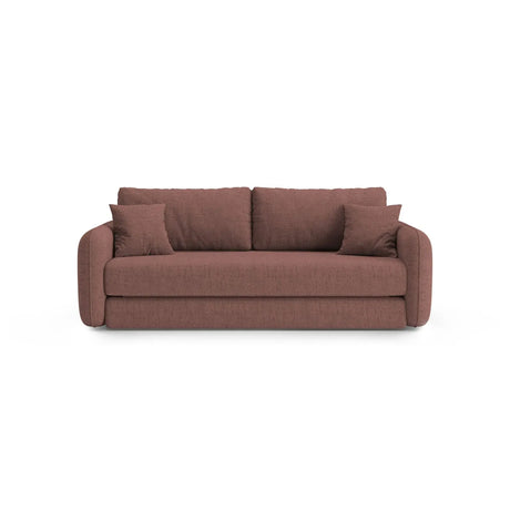 Dormi 3-Sitzer Sofa mit Schlaffunktion, aus Samt oder Strukturstoff, 225x94 cm - ZEN ZONE Furniture