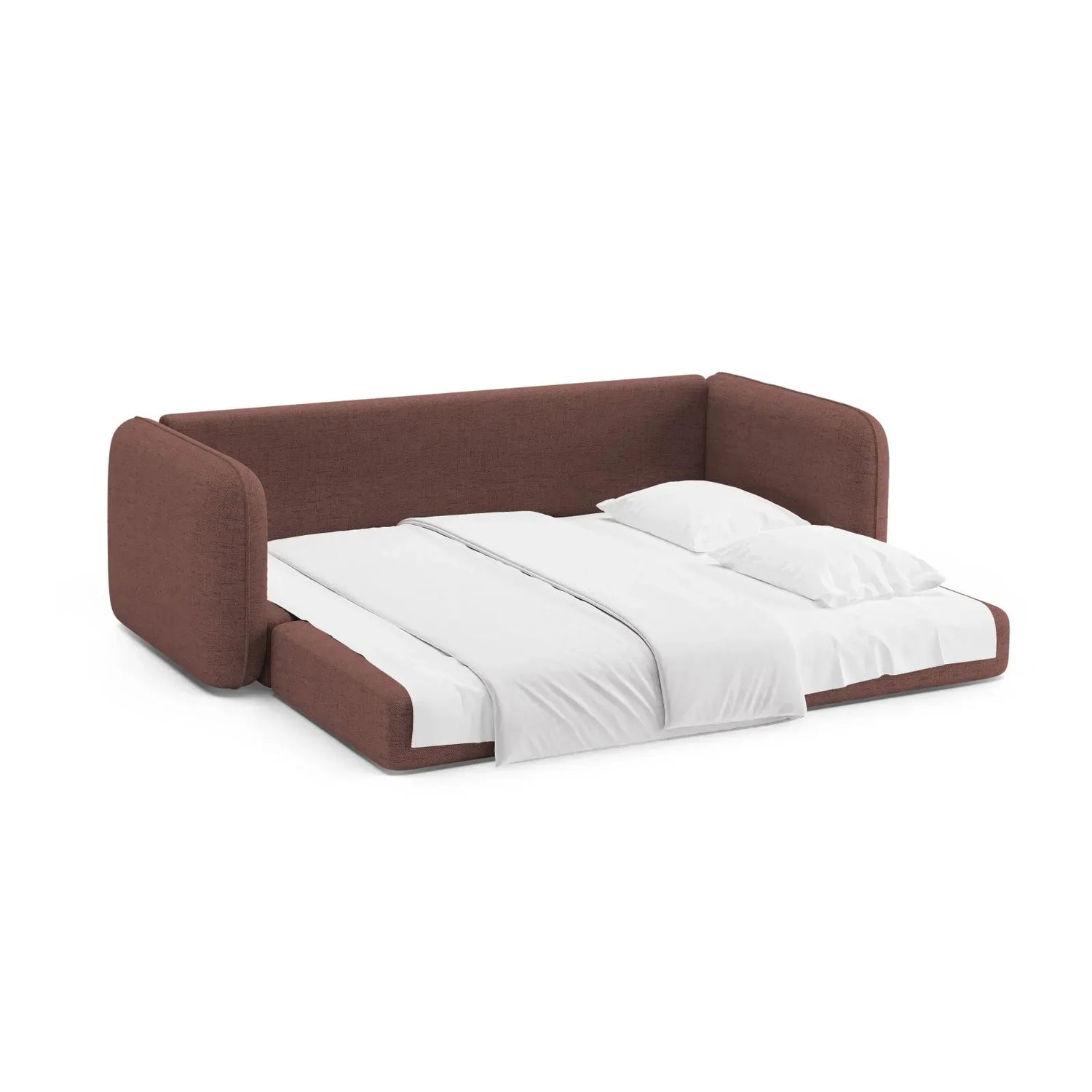 Dormi 3-Sitzer Sofa mit Schlaffunktion, aus Samt oder Strukturstoff, 225x94 cm - ZEN ZONE Furniture