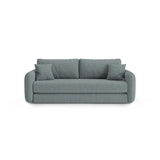 Dormi 3-Sitzer Sofa mit Schlaffunktion, aus Samt oder Strukturstoff, 225x94 cm - ZEN ZONE Furniture