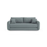 Dormi 3-Sitzer Sofa mit Schlaffunktion, aus Samt oder Strukturstoff, 225x94 cm - ZEN ZONE Furniture