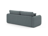 Dormi 3-Sitzer Sofa mit Schlaffunktion, aus Strukturierter Stoff in Hellblau (Moly 74), 225x94 cm von Micadoni – Bild 8