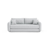 Dormi 3-Sitzer Sofa mit Schlaffunktion, aus Samt oder Strukturstoff, 225x94 cm - ZEN ZONE Furniture