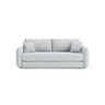 Dormi 3-Sitzer Sofa mit Schlaffunktion, aus Samt oder Strukturstoff, 225x94 cm - ZEN ZONE Furniture