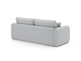Dormi 3-Sitzer Sofa mit Schlaffunktion, aus Strukturierter Stoff in Hellgrau (Moly 70), 225x94 cm von Micadoni – Bild 8