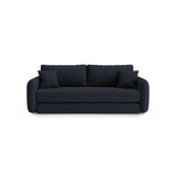 Dormi 3-Sitzer Sofa mit Schlaffunktion, aus Samt oder Strukturstoff, 225x94 cm - ZEN ZONE Furniture