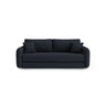 Dormi 3-Sitzer Sofa mit Schlaffunktion, aus Samt oder Strukturstoff, 225x94 cm - ZEN ZONE Furniture