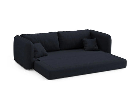Dormi 3-Sitzer Sofa mit Schlaffunktion, aus Strukturierter Stoff in Königsblau (Moly 79), 225x94 cm von Micadoni – Bild 6