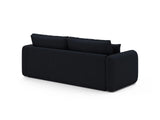 Dormi 3-Sitzer Sofa mit Schlaffunktion, aus Strukturierter Stoff in Königsblau (Moly 79), 225x94 cm von Micadoni – Bild 8