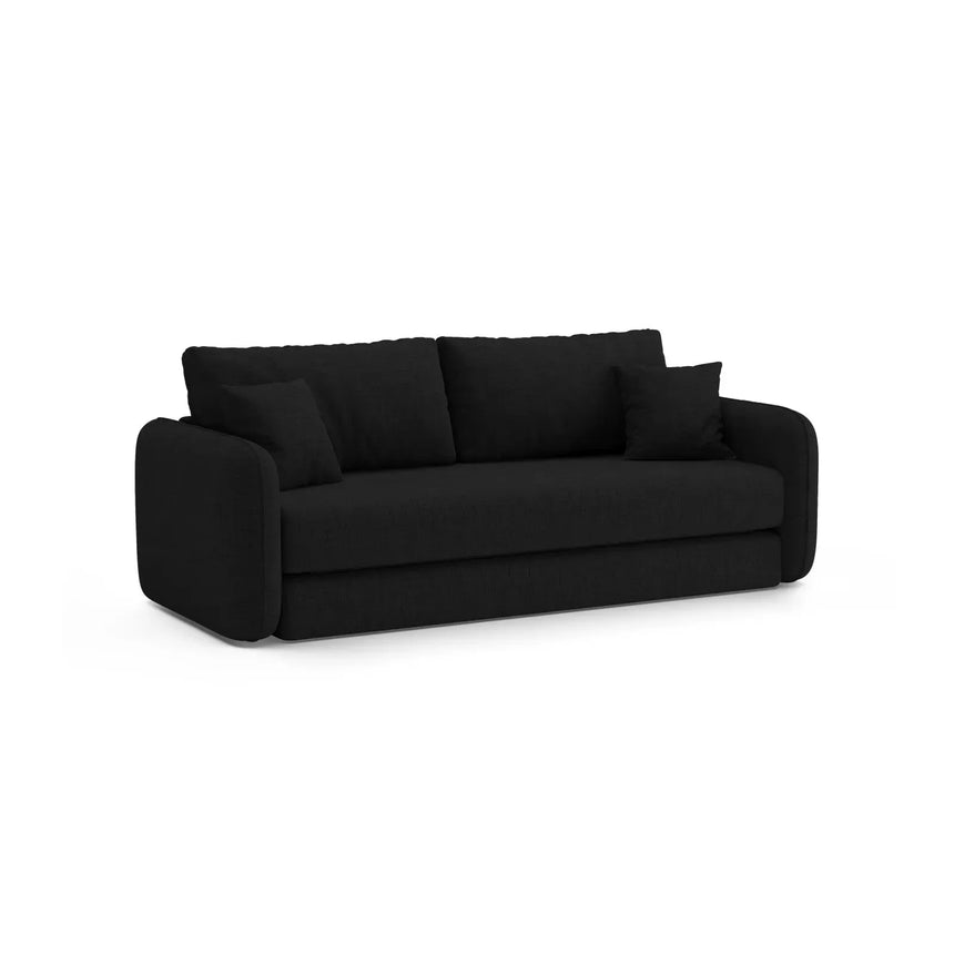 Dormi 3-Sitzer Sofa mit Schlaffunktion, aus Samt oder Strukturstoff, 225x94 cm - ZEN ZONE Furniture