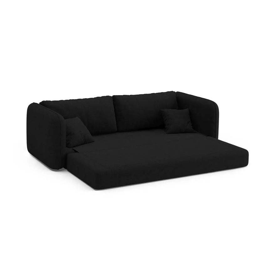 Dormi 3-Sitzer Sofa mit Schlaffunktion, aus Samt oder Strukturstoff, 225x94 cm - ZEN ZONE Furniture