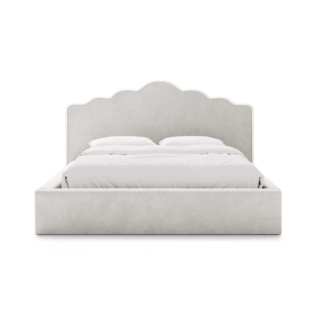 Dream Bett mit Kopfteil und Stauraum aus Samt, 140x200 cm von Micadoni – Bild 3