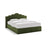 Dream Boxspringbett mit Kopfteil und Stauraum aus Samt in Elfenbein / Armeegrün (Magic Velvet 2256,Magic Velvet 2295), 180x200 cm von Micadoni – Bild 1
